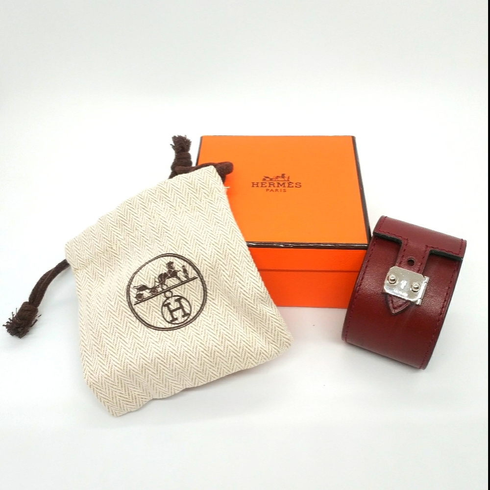 Hermes Cuff Leather Bracelet